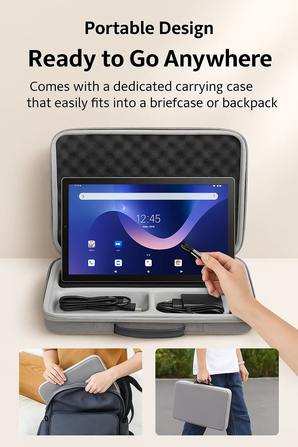 Hot Selling Walk By Me 21.5 Inch Lcd Monitor All in One Tablet Pc 1080P Android 15 Touch Screen Monitor With Camera