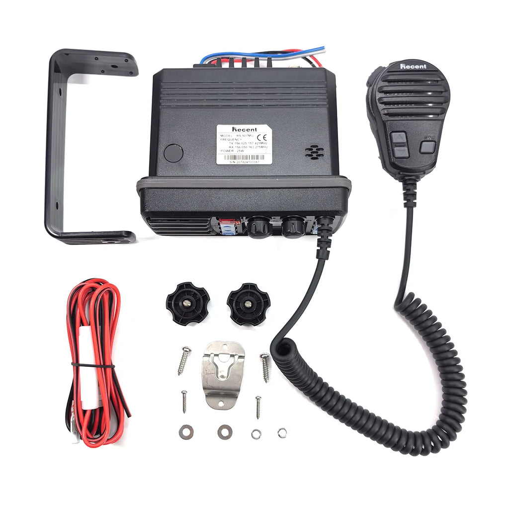 Recent RS-507M With GPS VHF Marine Radio Float Class D Weather Channel with Alert 25W Mobile Walkie Talkie