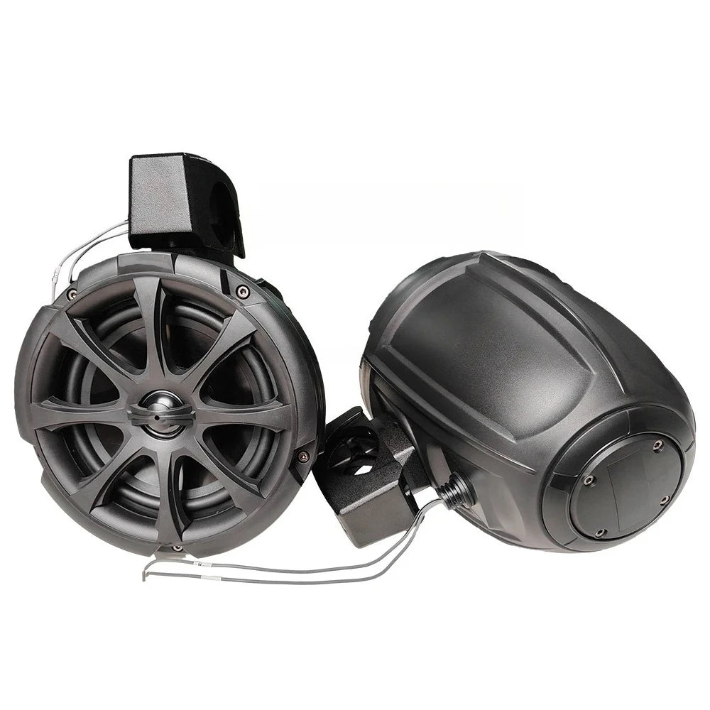 6.5 Inch Speaker for Marine,a Pair of  Boat Stereo, Yacht Audio Waterproof Boat Loudspeaker Plastic Passive Outdoor for Boat