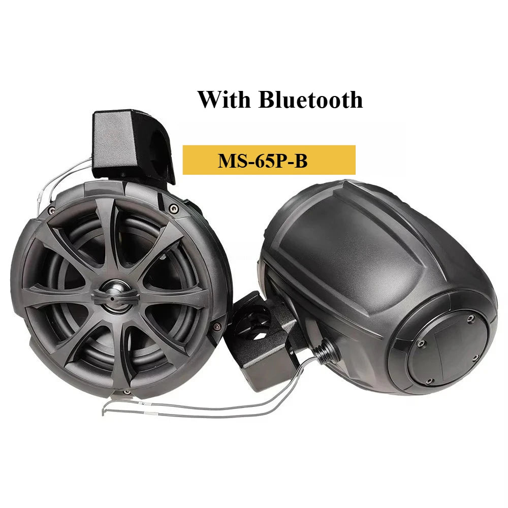6.5 Inch Speaker for Marine,a Pair of  Boat Stereo, Yacht Audio Waterproof Boat Loudspeaker Plastic Passive Outdoor for Boat