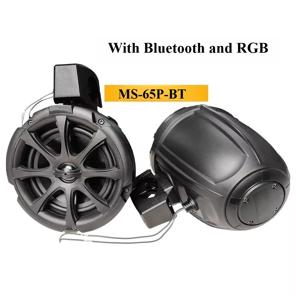 6.5 Inch Speaker for Marine,a Pair of  Boat Stereo, Yacht Audio Waterproof Boat Loudspeaker Plastic Passive Outdoor for Boat