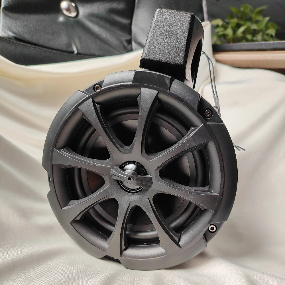 6.5 Inch Speaker for Marine,a Pair of  Boat Stereo, Yacht Audio Waterproof Boat Loudspeaker Plastic Passive Outdoor for Boat