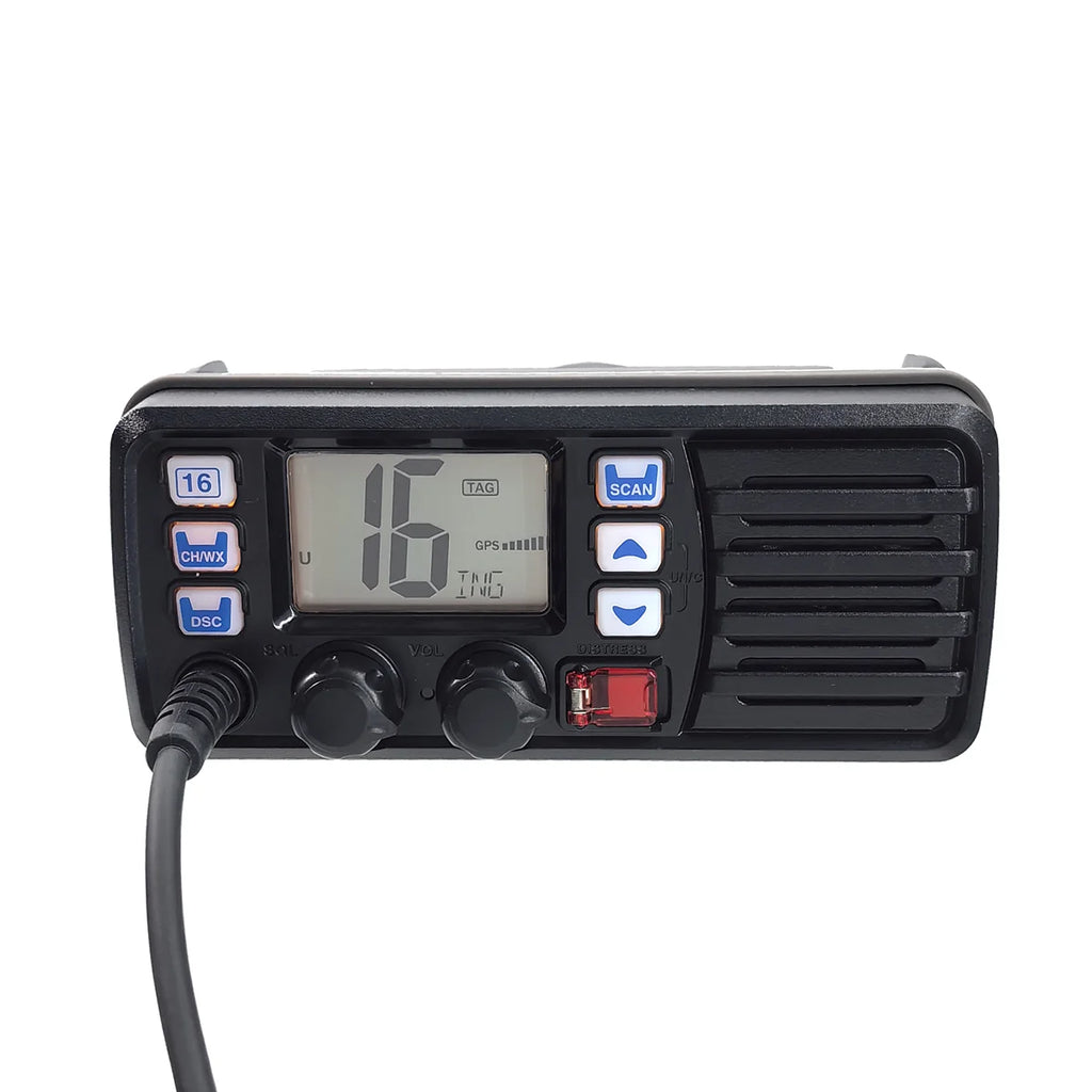 Recent RS-507M With GPS VHF Marine Radio Float Class D Weather Channel with Alert 25W Mobile Walkie Talkie