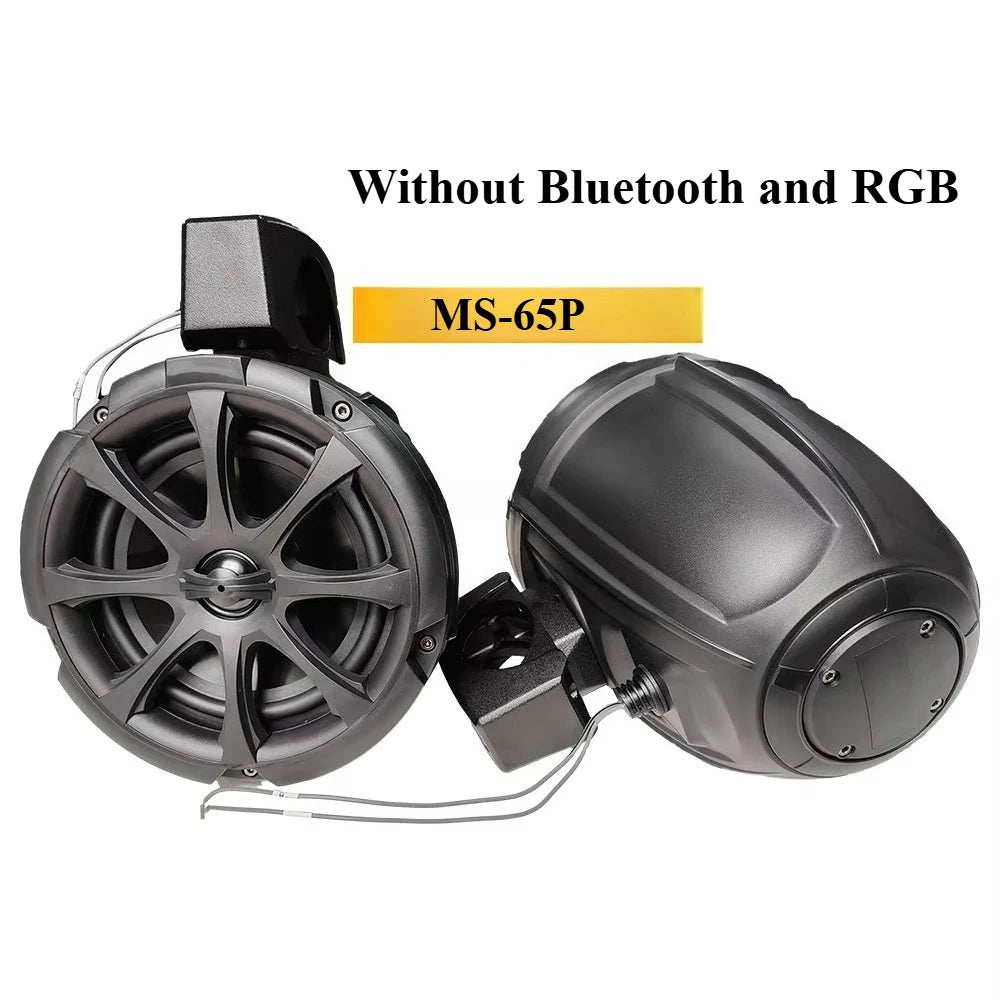 6.5 Inch Speaker for Marine,a Pair of  Boat Stereo, Yacht Audio Waterproof Boat Loudspeaker Plastic Passive Outdoor for Boat