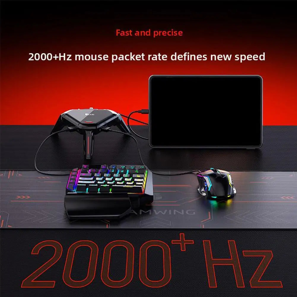 GAMWING Scorpion Demon 2Pro Keyboard And Mouse Converter 2000+Hz Mouse Package Speed Mobile Game PUBG Throne Peripheral Artifact